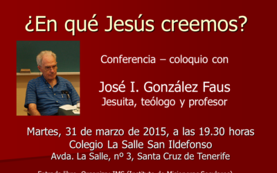 Invitación a la conferencia-coloquio «En qué Jesús creemos?