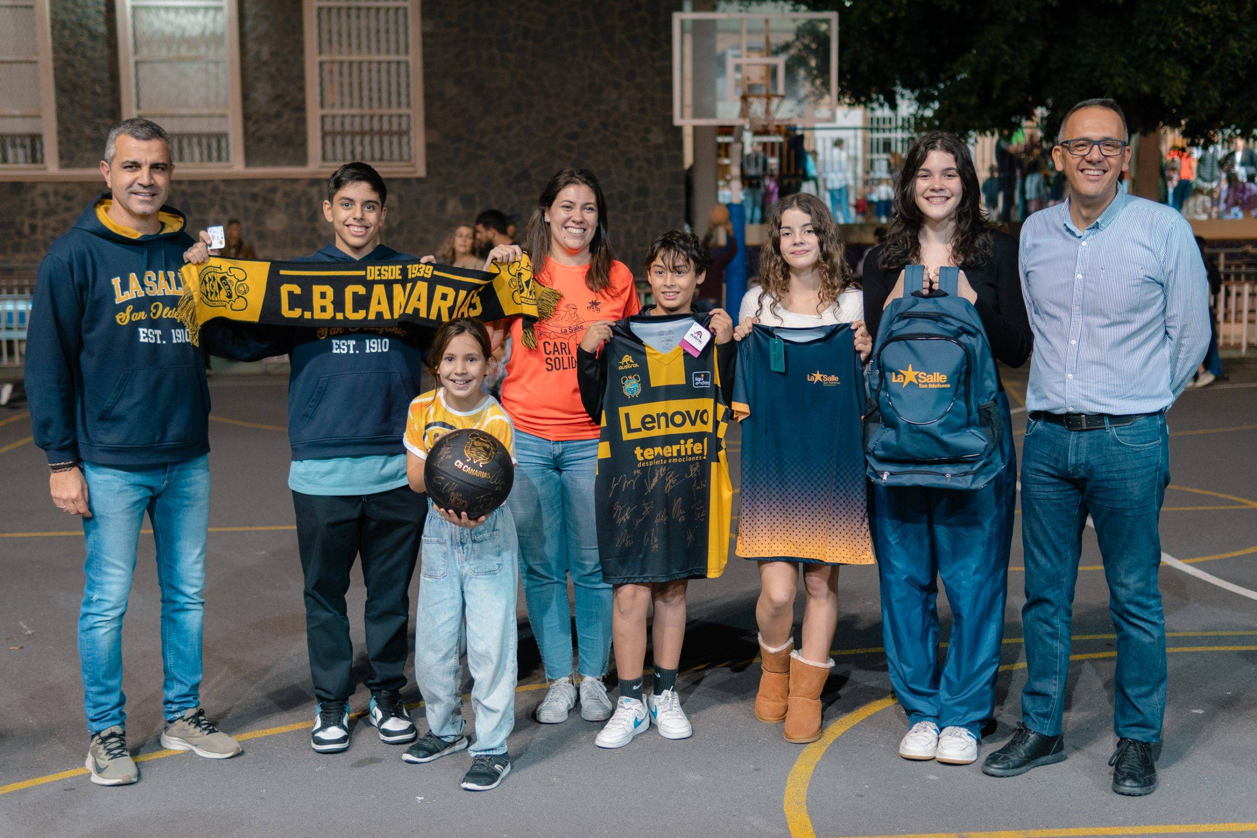 Ganadores del sorteo patrocinado por la Fundación CB Canarias